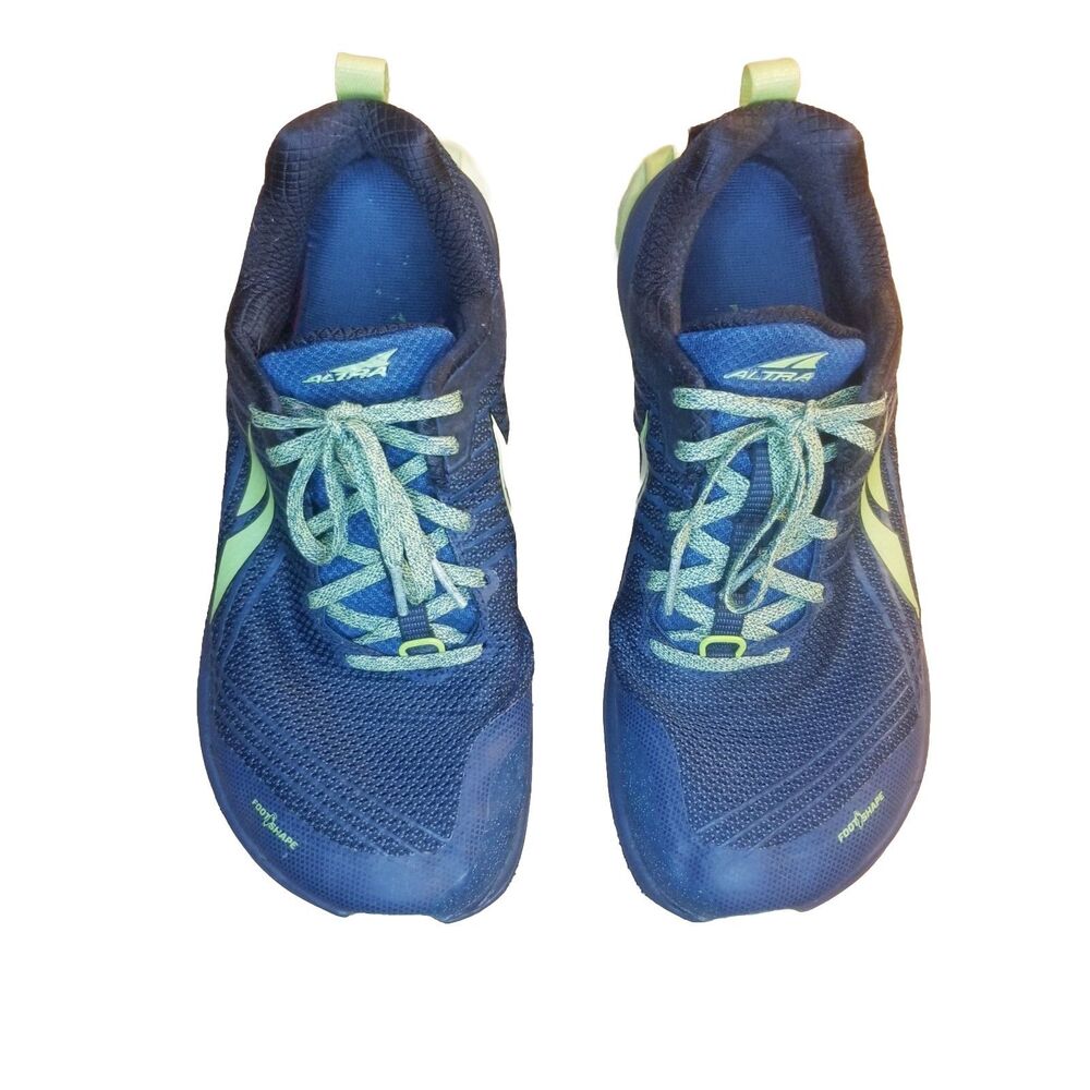 Altra Timp 1.5 Men's Size 9.5 Blue Black Trail Running Shoes Sneakers AFM1957F-4